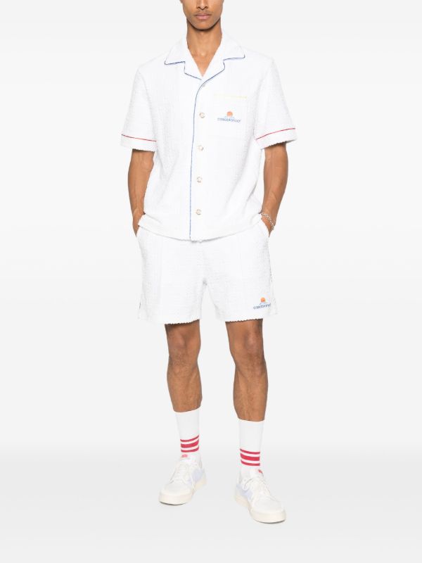 Browns Casablanca Monogram Towelling Shorts | Browns Track & Running Shorts