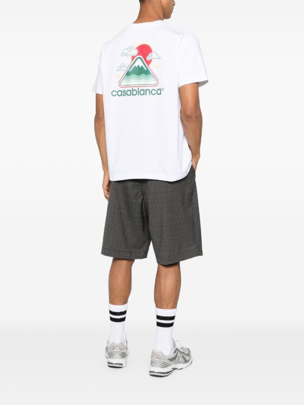 Browns Casablanca Montagne Ondulée Screen T-shirt | Browns T-Shirts