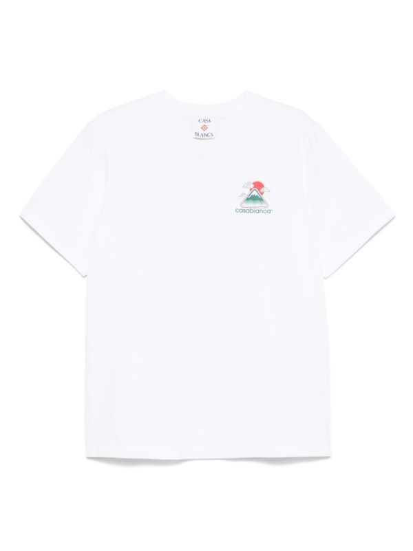 browns Casablanca Montagne Ondulée Screen T-shirt | Browns T-Shirts