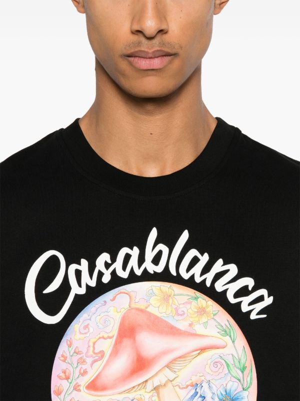Browns Casablanca Mushroom Emblem T-shirt | Browns T-Shirts