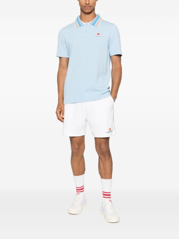 Browns Casablanca Piqué Short-sleeves Polo Shirt | Browns Polo Shirts