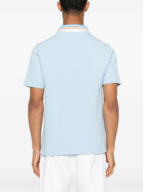 Browns Casablanca Piqué Short-sleeves Polo Shirt | Browns Polo Shirts