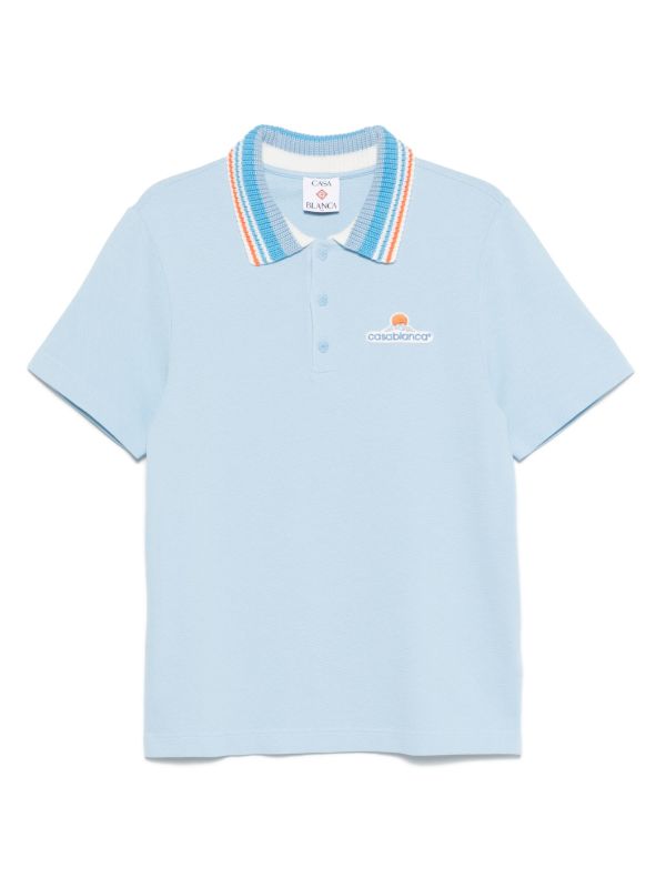 browns Casablanca piqué short-sleeves polo shirt | Browns Polo Shirts