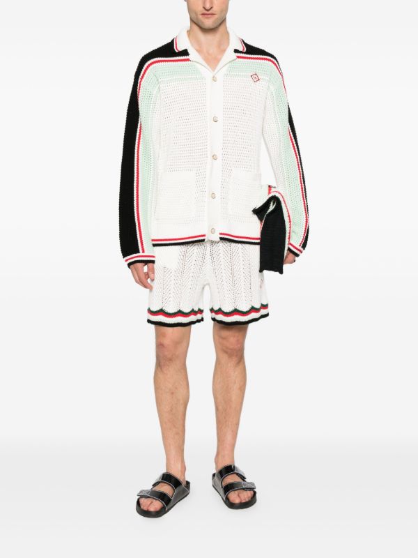 Browns Casablanca Stripe-detail Cardigan | Browns Cardigans