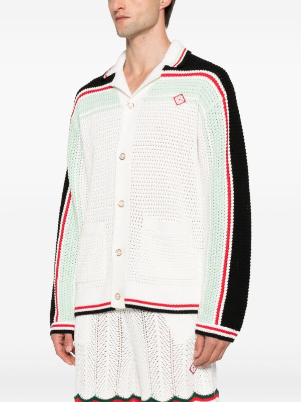 Browns Casablanca Stripe-detail Cardigan | Browns Cardigans
