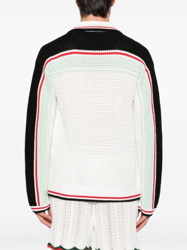 Browns Casablanca Stripe-detail Cardigan | Browns Cardigans