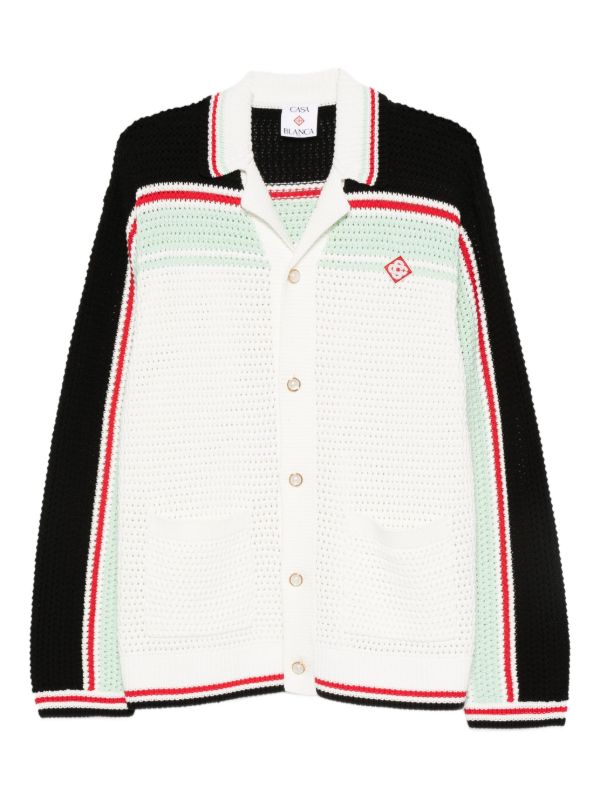 browns Casablanca stripe-detail cardigan | Browns Cardigans