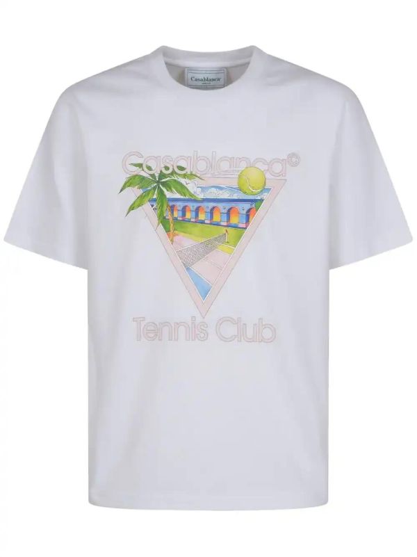 browns Casablanca Tennis Club Icon T-shirt | Browns T-Shirts