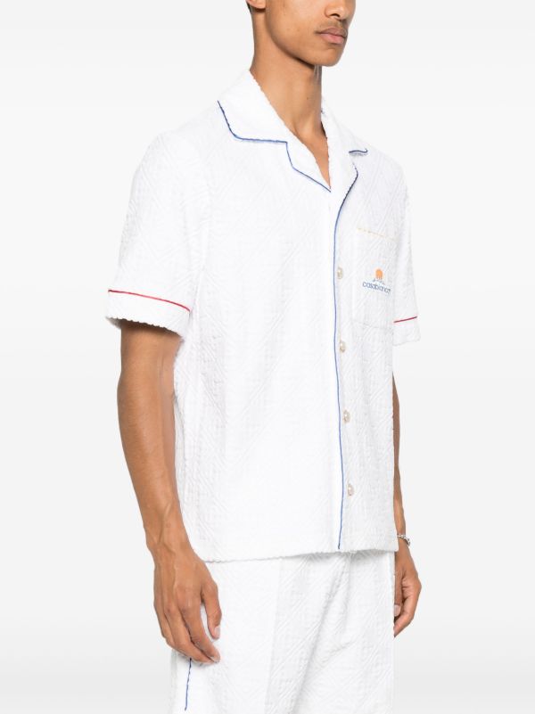 Browns Casablanca Towelling Monogram Shirt | Browns Shirts