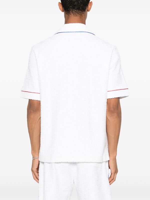 Browns Casablanca Towelling Monogram Shirt | Browns Shirts