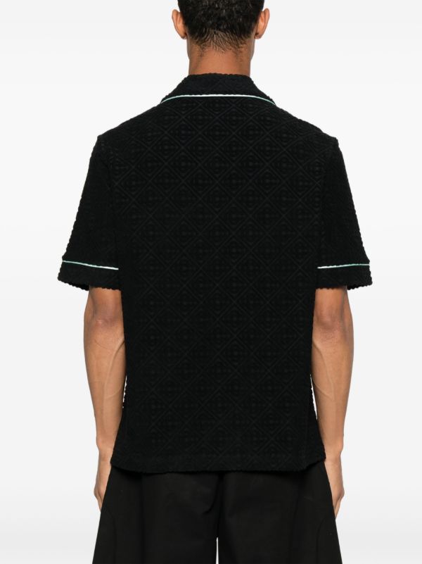 Browns Casablanca Towelling Monogram Shirt | Browns Shirts