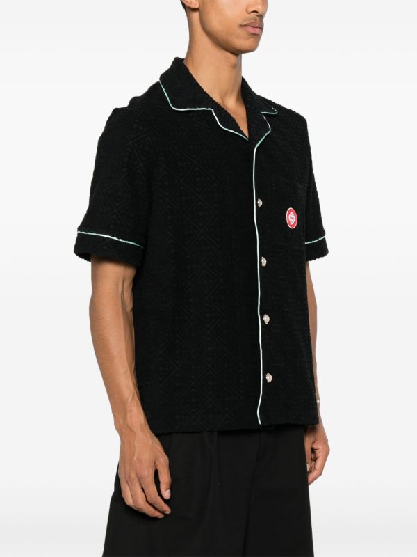 Browns Casablanca Towelling Monogram Shirt | Browns Shirts