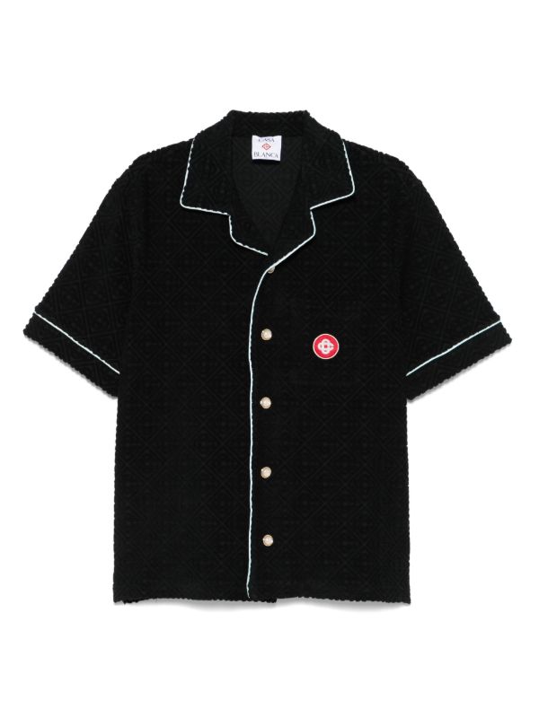 browns Casablanca Towelling Monogram shirt | Browns Shirts