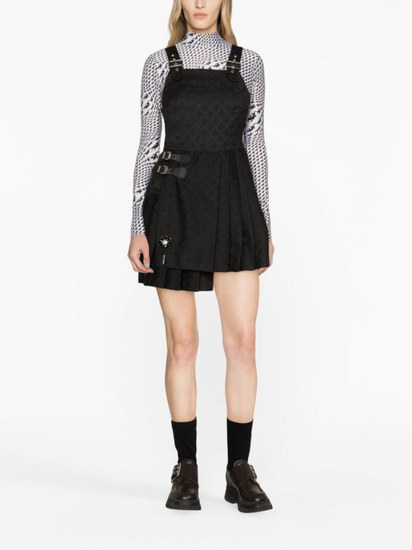 Browns Charles Jeffrey Loverboy Black Mini Kilt Dress | Browns Day Dresses