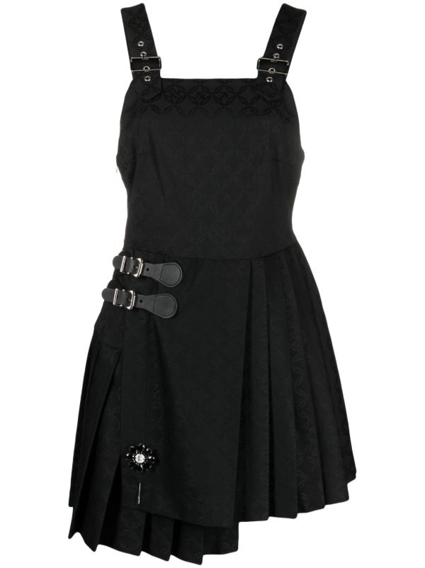browns Charles Jeffrey Loverboy Black Mini Kilt Dress | Browns Day Dresses