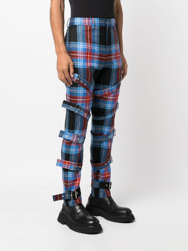 Browns Charles Jeffrey Loverboy Checked Trousers | Browns Regular-Fit & Straight Leg Pants
