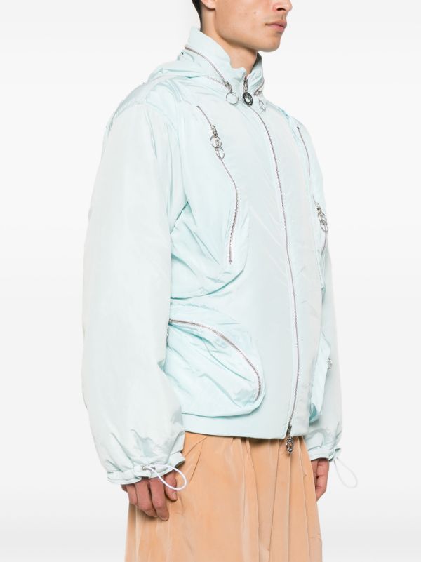 Browns Charlie Constantinou Blue Multi-Pocket Bomber Jacket
