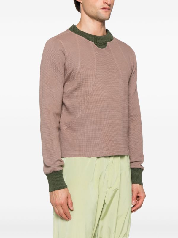 Browns Charlie Constantinou Waffle-Texture Sweatshirt | Browns Sweatshirts
