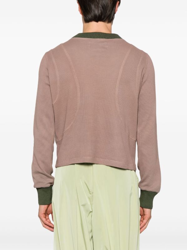 Browns Charlie Constantinou Waffle-Texture Sweatshirt | Browns Sweatshirts