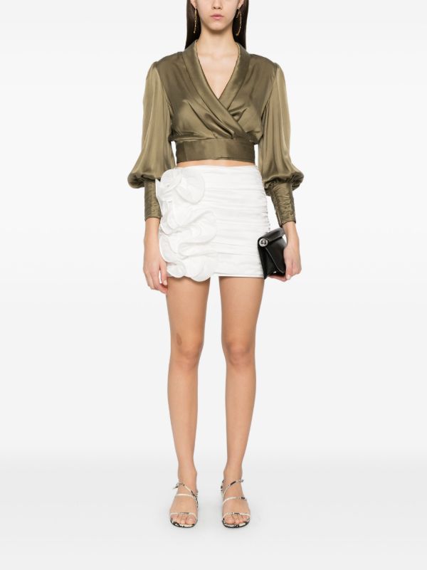 Browns Charo Ruiz Ibiza Gian Mini Skirt | Browns Asymmetric & Draped Skirts