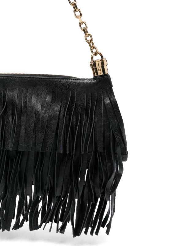 Browns Chloé Black Foulard Shoulder Bag | Browns Shoulder Bags