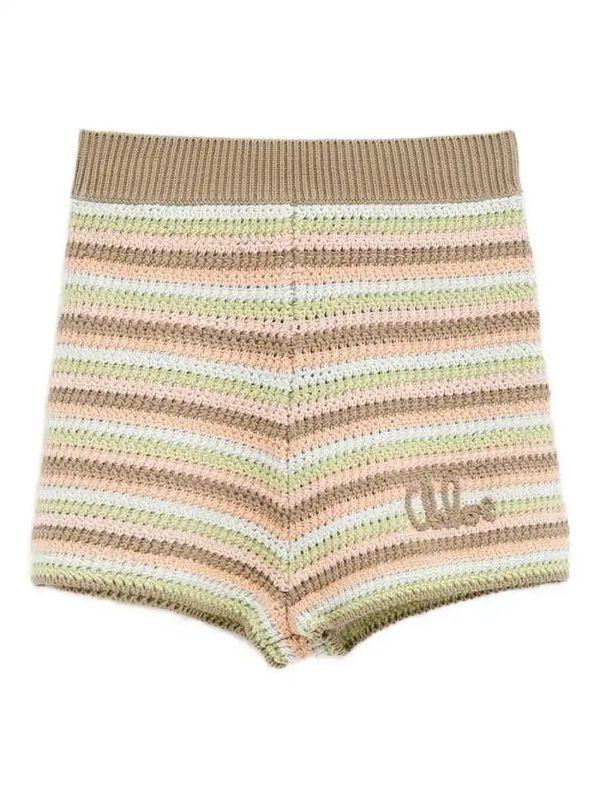 browns Chloé crochet-knit shorts | Browns Short & Mini Shorts