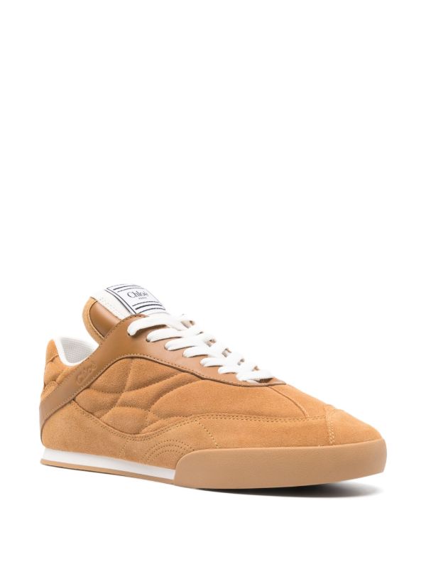 Browns Chloé Kick Quilted Suede Sneakers | Browns Sneakers