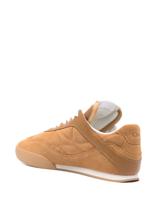 Browns Chloé Kick Quilted Suede Sneakers | Browns Sneakers
