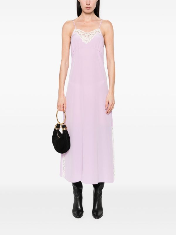 Browns Chloé Lace-detail Midi Dress | Browns Day Dresses