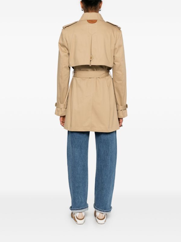 Browns Chloé Neutrals Cotton Trench Coat | Browns Trench Coats & Raincoats