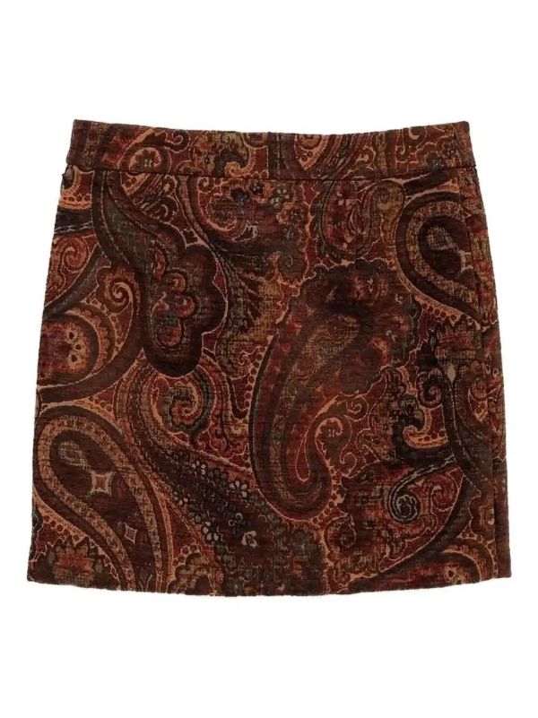 Browns Chloé Paisley-print Mini Skirt | Browns Fitted Skirts