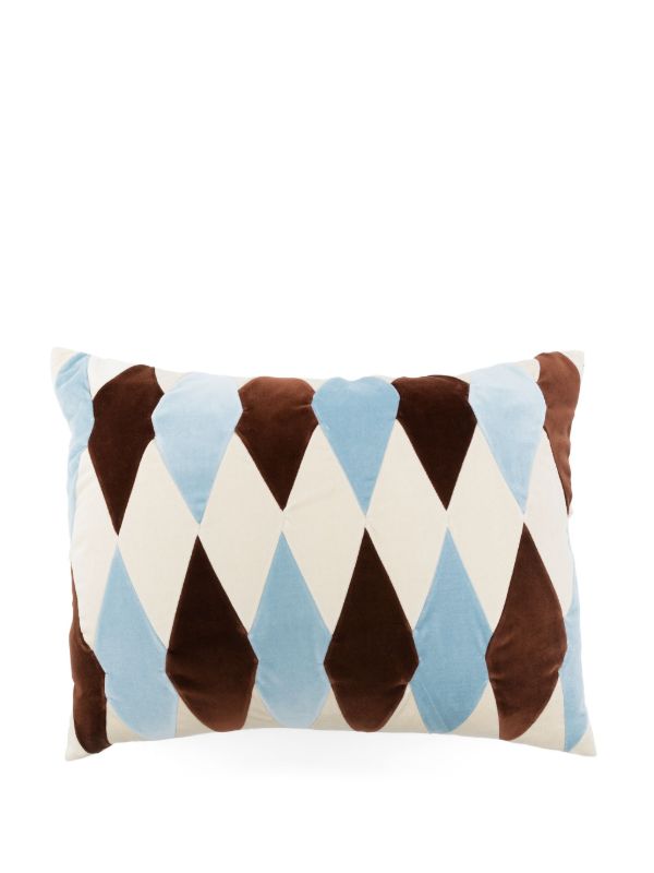 browns Christina Lundsteen Blue Frances Cushion | Browns Cushions