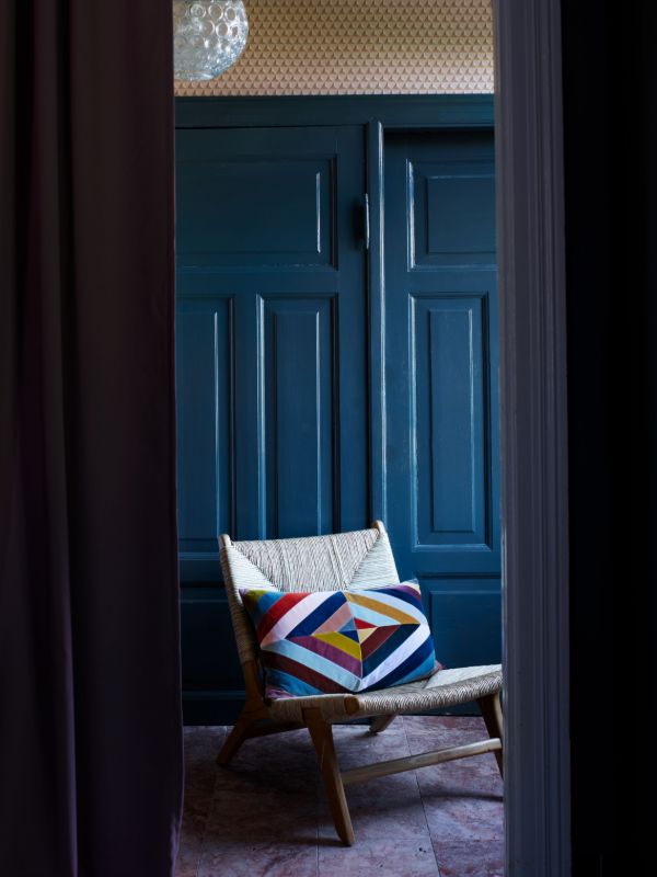 Browns Christina Lundsteen Multicolour Liv Patchwork Velvet Cushion | Browns Cushions