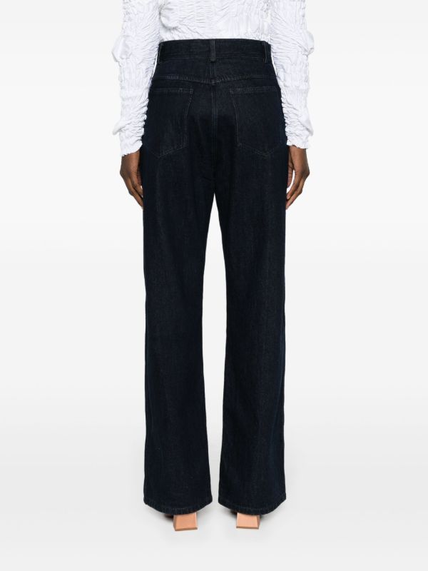 Browns Christopher Esber Blue Reconstruct Wide-Leg Jeans | Browns Wide-Leg Jeans