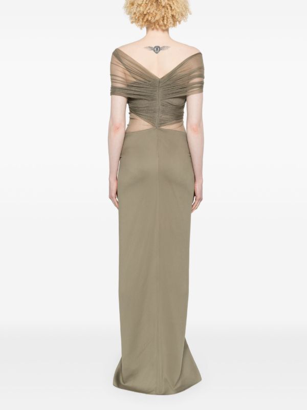Browns Christopher Esber Crossed Tulle Gown | Browns Evening Dresses