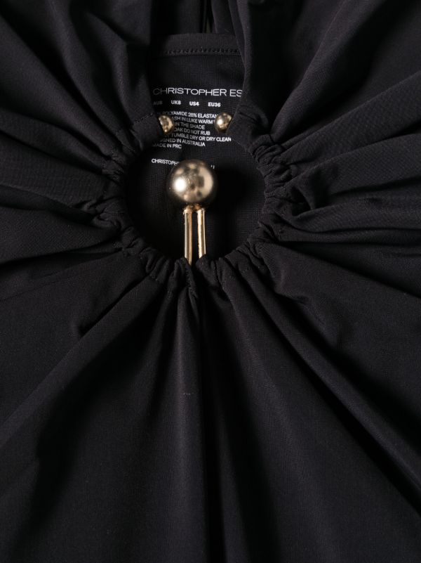 Browns Christopher Esber Ruched Orbit Maxi Beach Dress | Browns Beach Dresses