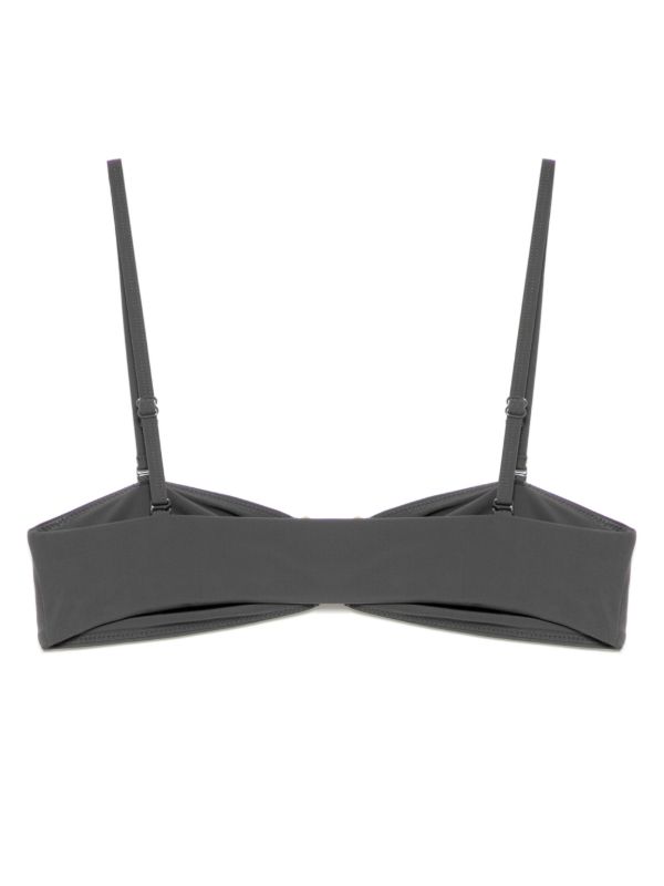 Browns Christopher Esber Ruched Prong Bikini Top | Browns Bikinis