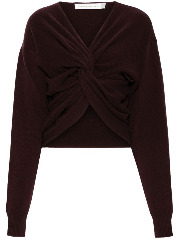 browns Christopher Esber twisted sweater | Browns Knitted Sweaters