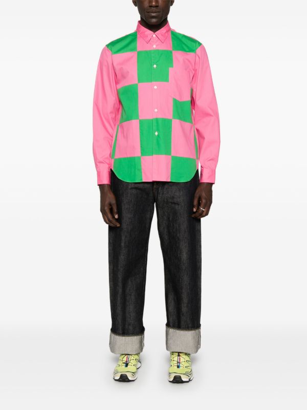 Browns Comme Des Garçons Homme Plus Checked Shirt | Browns Shirts