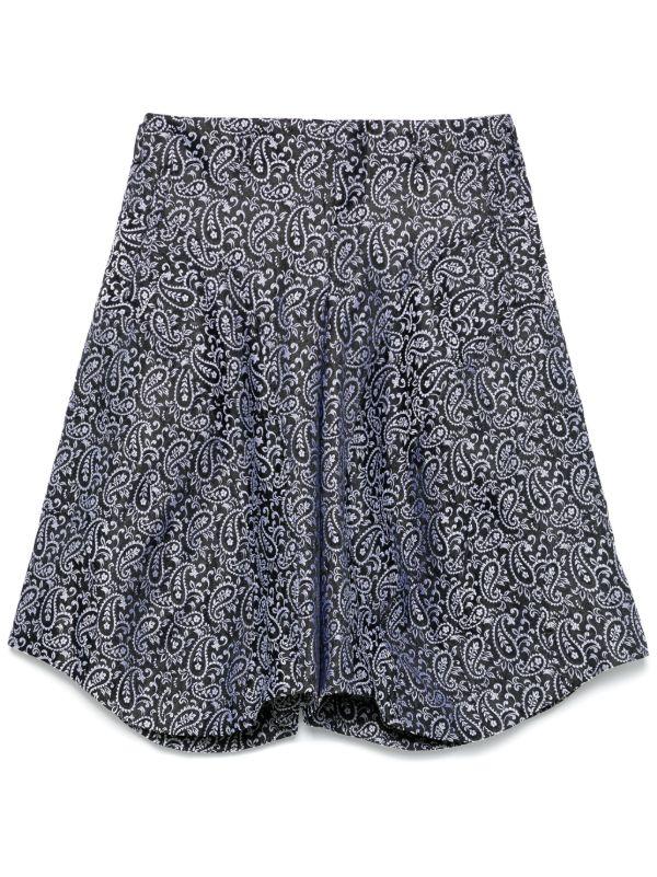 browns Comme des Garçons Homme Plus paisley-jacquard shorts | Browns Bermuda Shorts