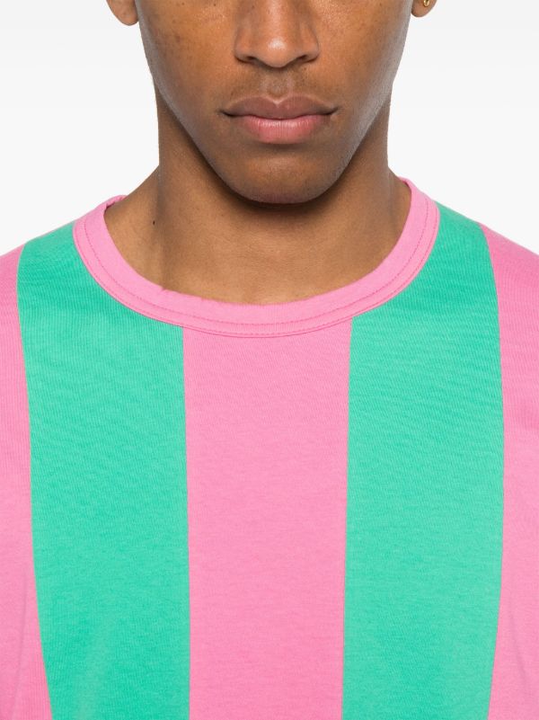 Browns Comme Des Garçons Homme Plus Striped T-shirt | Browns T-Shirts