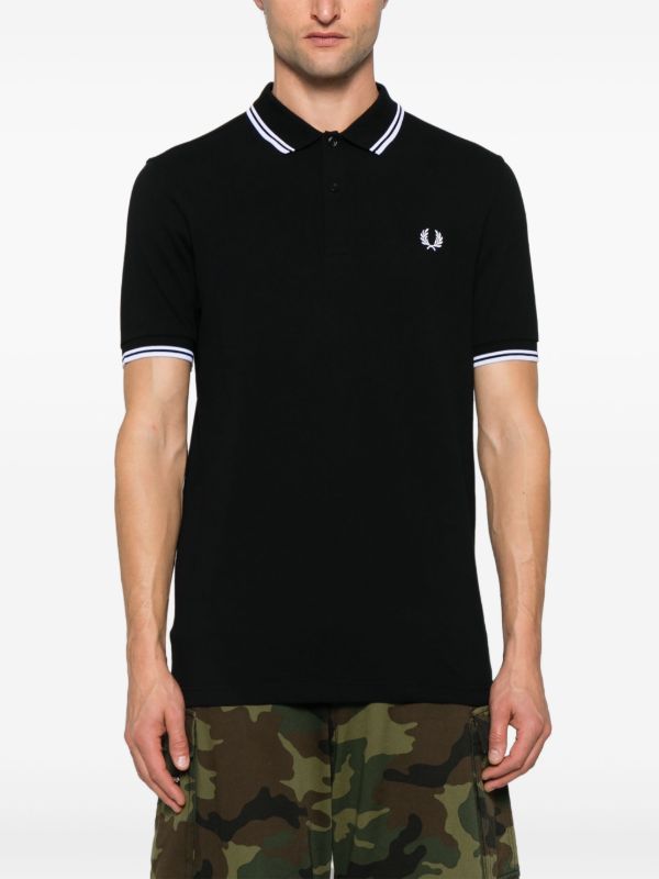 Browns Comme Des Garçons Shirt X Fred Perry Polo Shirt | Browns Polo Shirts