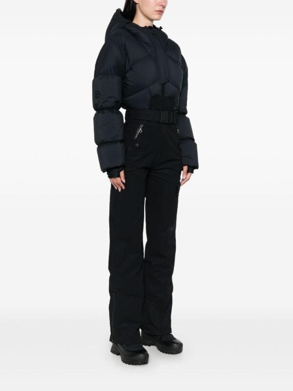 Browns Cordova Black Padded Ski Suit | Browns Ski All-In-One