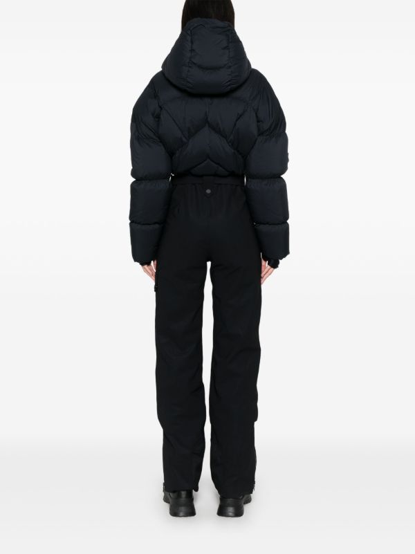 Browns Cordova Black Padded Ski Suit | Browns Ski All-In-One