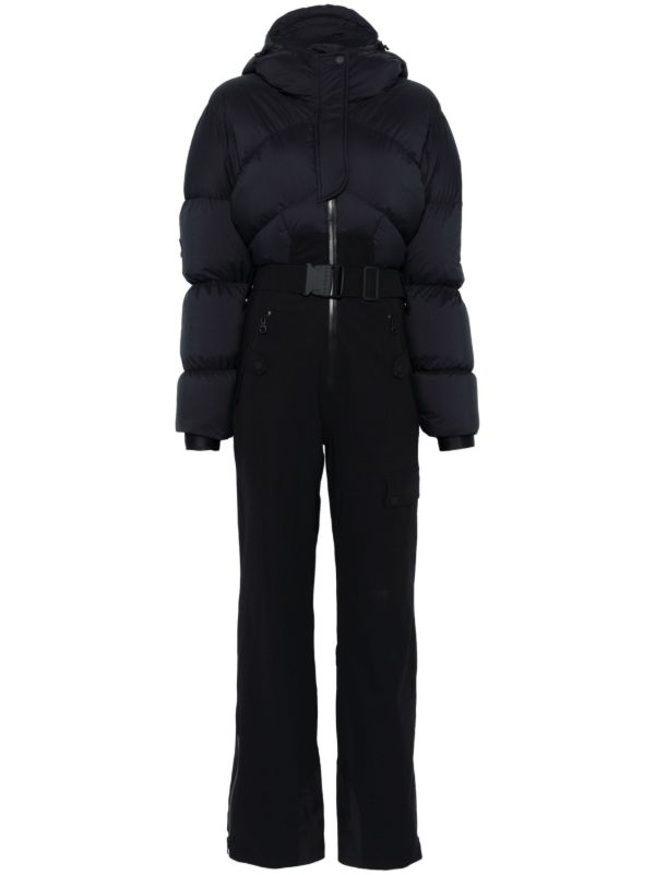 browns Cordova Black Padded Ski Suit | Browns Ski All-In-One