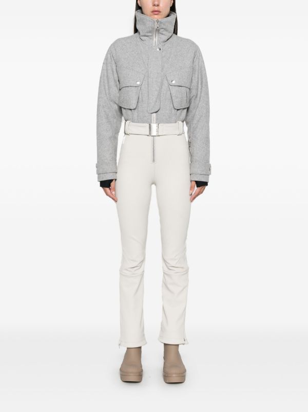 Browns Cordova Grey Two-Tone Ski Suit | Browns Ski All-In-One