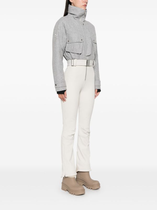 Browns Cordova Grey Two-Tone Ski Suit | Browns Ski All-In-One