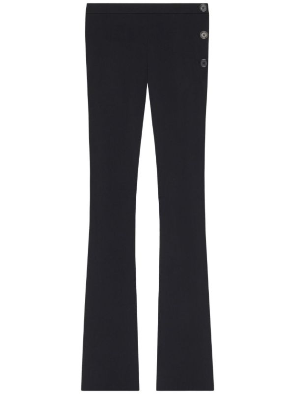 browns Courrèges Black Flared Trousers | Browns Flared & Bell-Bottom Pants