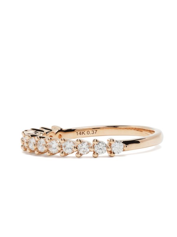 Browns Dana Rebecca Designs 14K Rose Gold Vivien Lily Diamond Ring | Browns Fine Rings