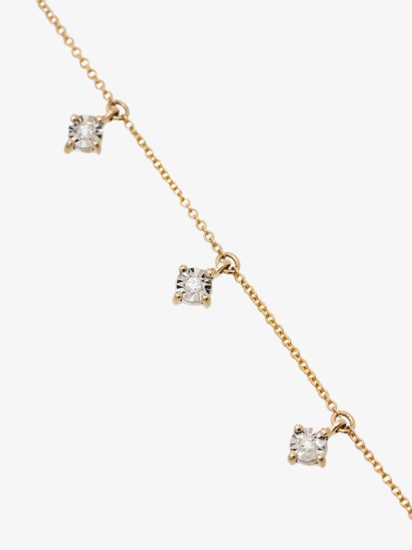 Browns Dana Rebecca Designs 14K Yellow Gold Ava Bea Station Diamond Necklace | Browns Fine Necklaces